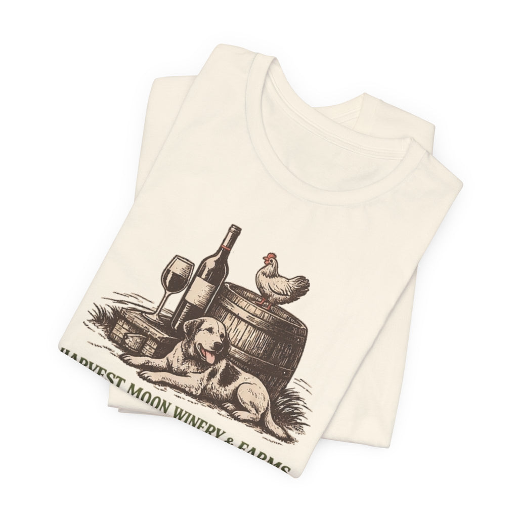 Farm Dog - Harvest Moon Winery & Farms Tee — Graphic Shirt