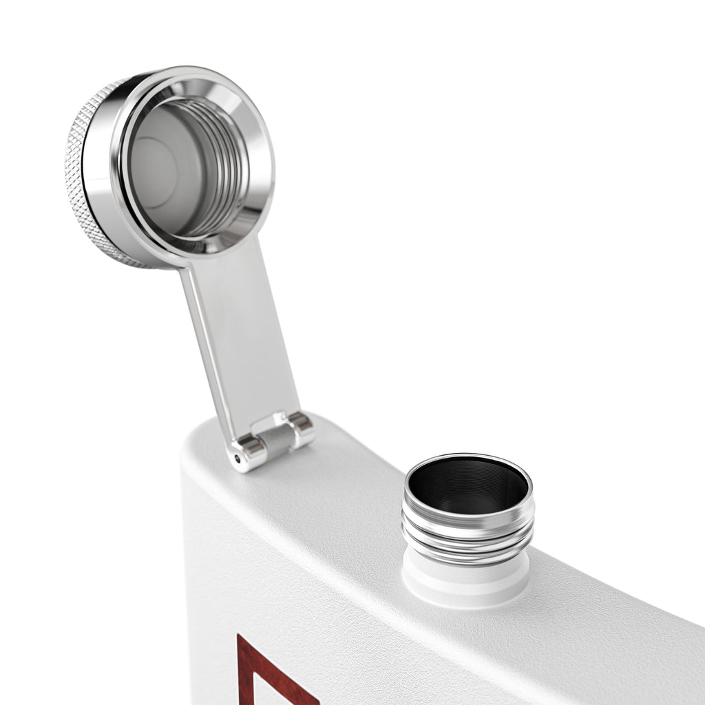 Flask — Harvest Moon Logo 6oz Stainless Steel Hip Flask