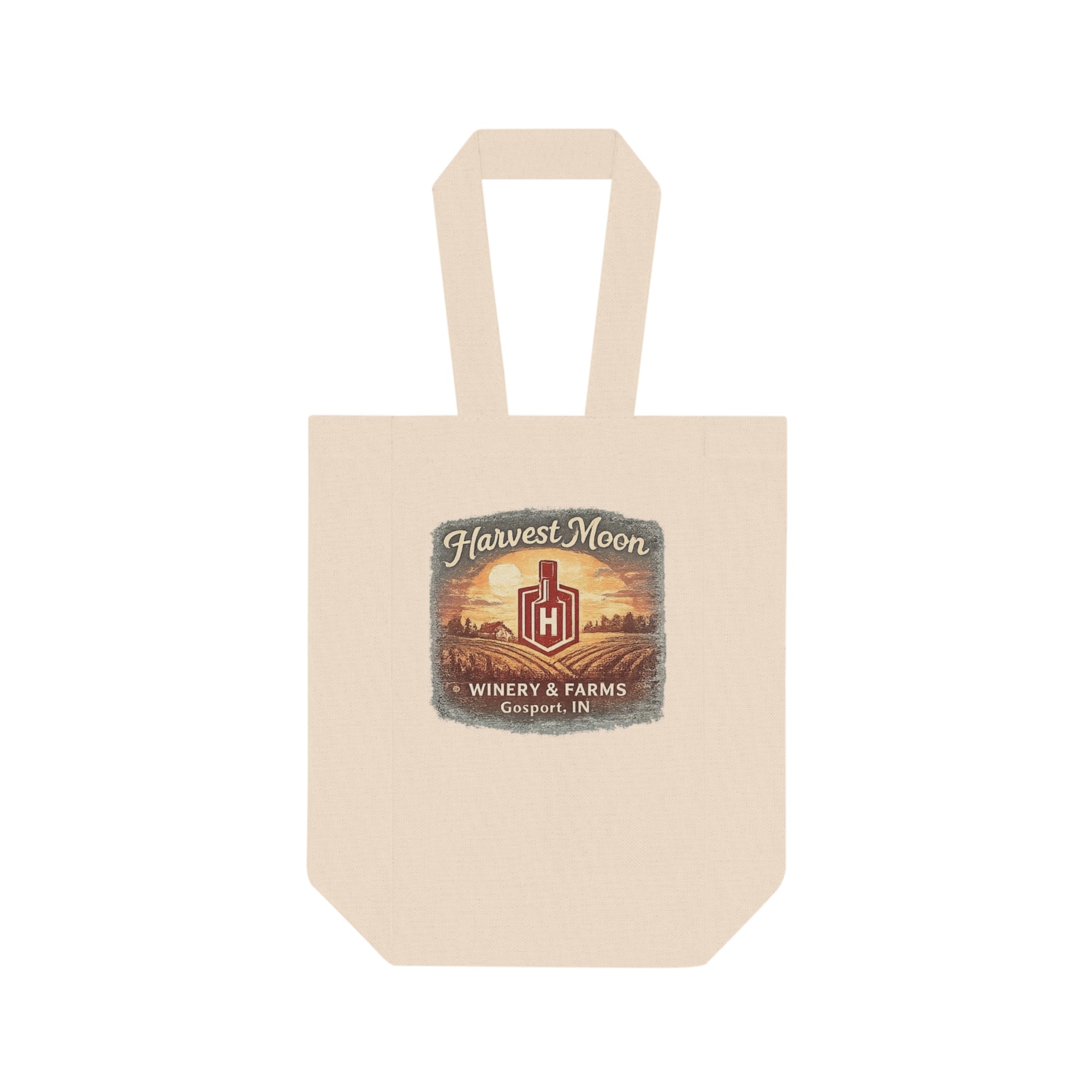 Double Wine Bag — Harvest Moon Winery Picnic Wine Bottle Carrier