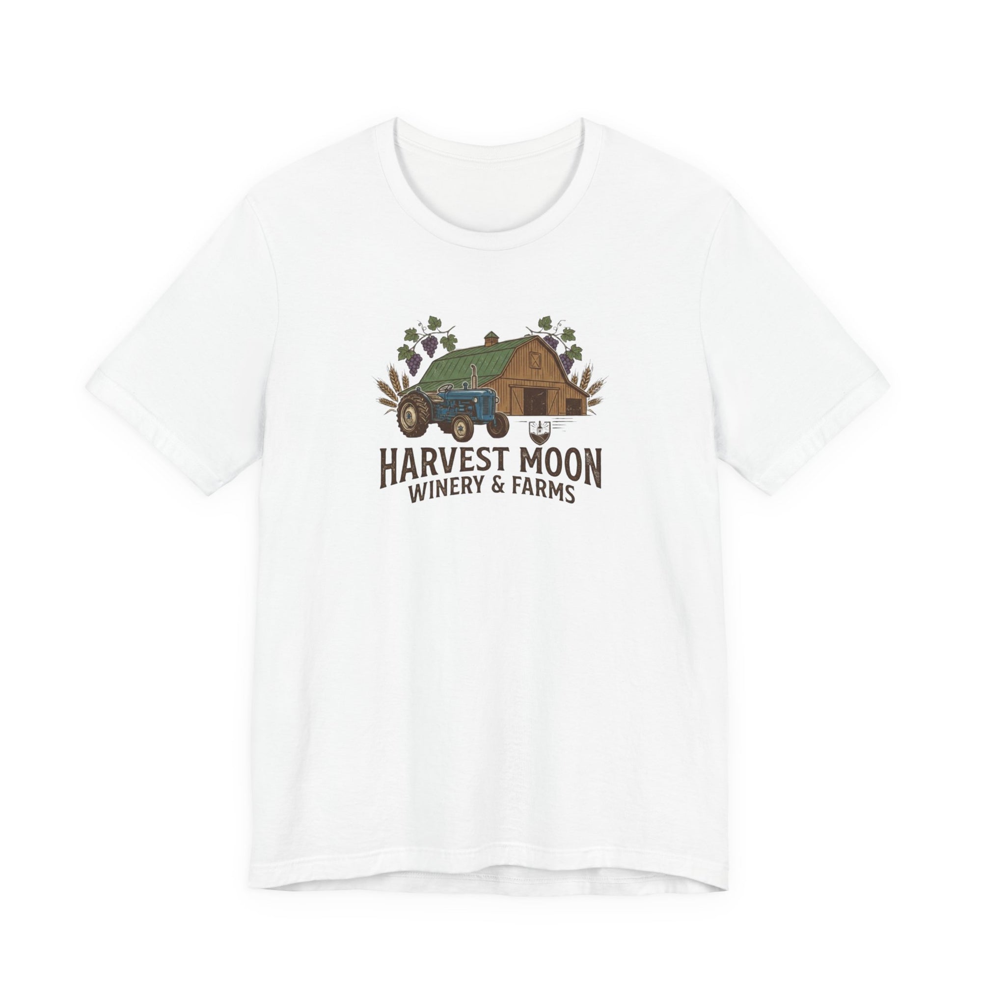 Harvest Moon Winery & Farms Tee — Vintage Tractor Graphic T-Shirt