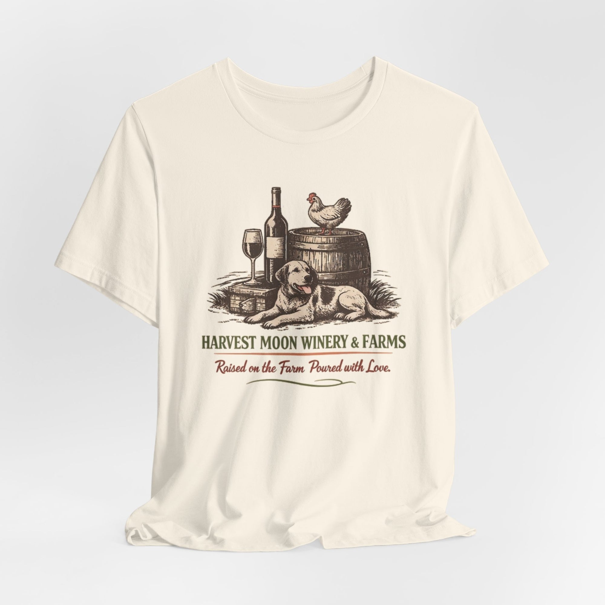 Farm Dog - Harvest Moon Winery & Farms Tee — Graphic Shirt