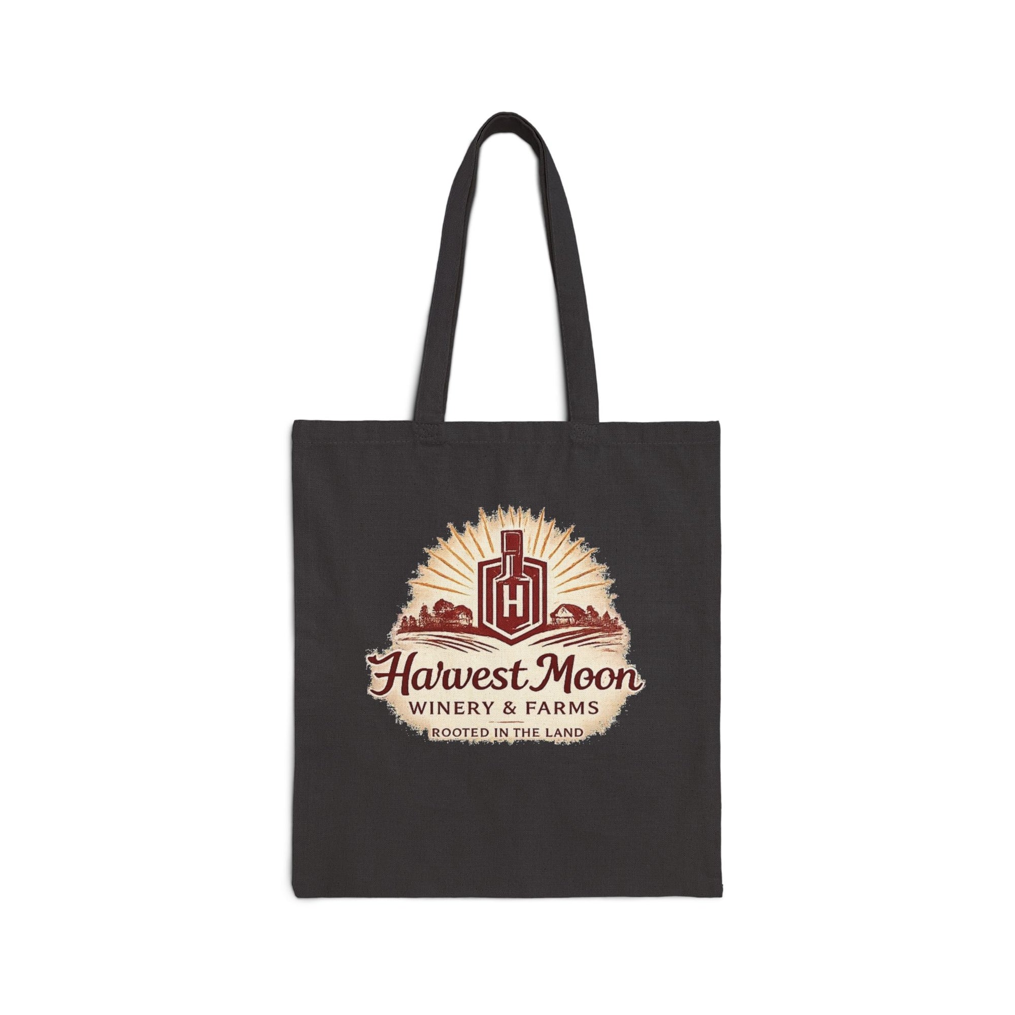Tote Bag — Harvest Moon Winery & Farms Logo Cotton Canvas Market Tote