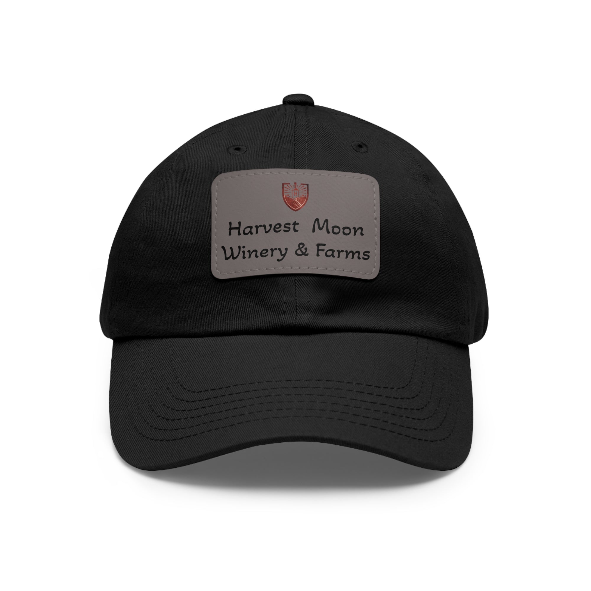 Harvest Moon Winery & Farms Leather Patch Dad Hat