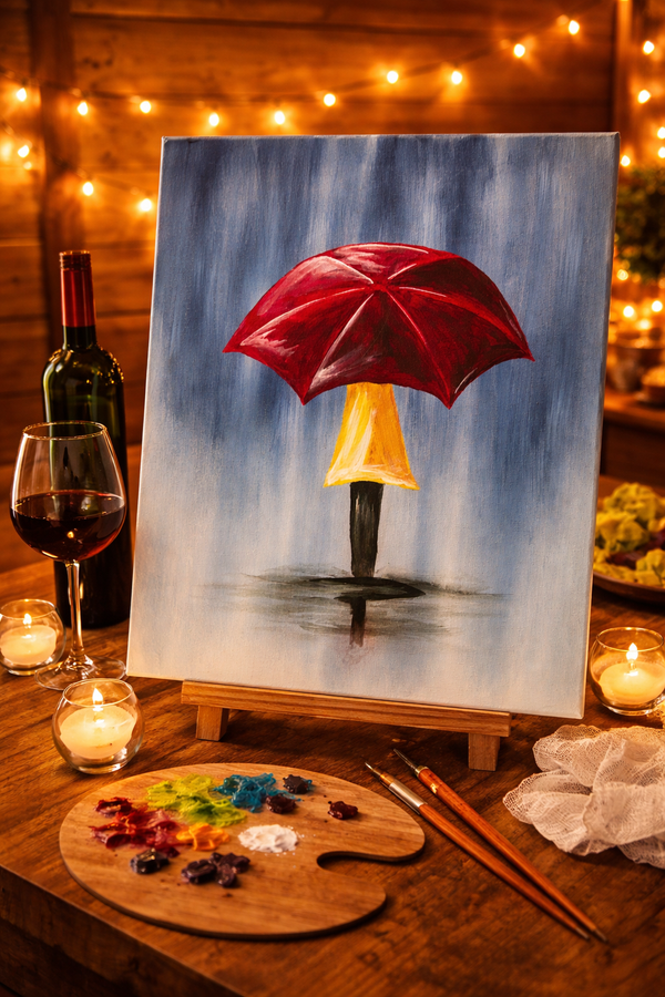 Wine & Canvas "April Showers" - Ticket (APR 12)