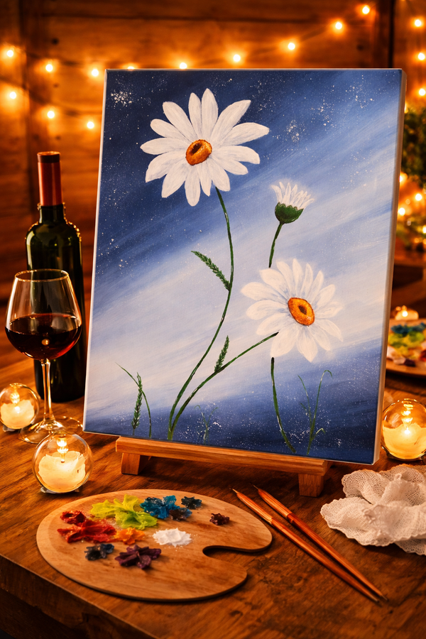 Wine & Canvas "May Flowers" - Ticket (MAY 03)