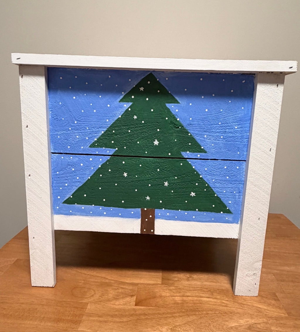 Wine & Canvas with Susan – Winter Planter Workshop