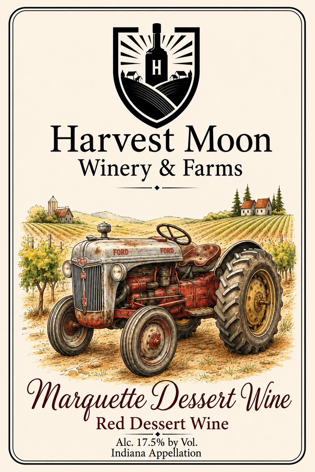 Marquette Dessert Wine Bottle