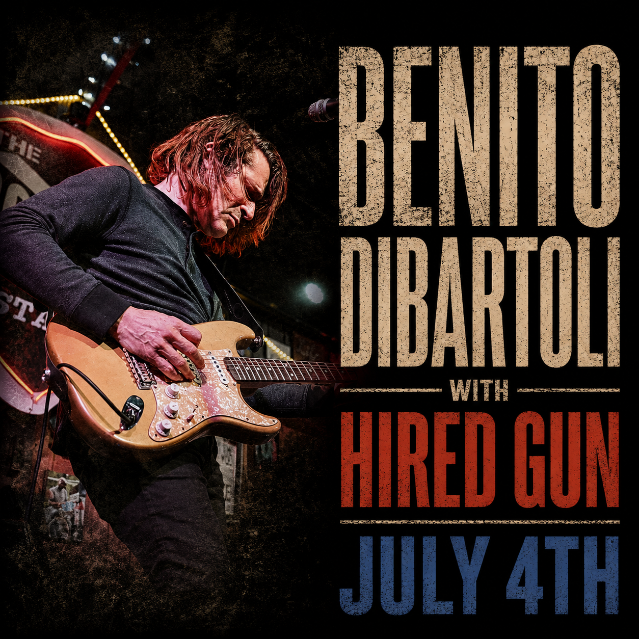 SUMMER NIGHTS AT THE FARM - BENITO DIBARTOLI WITH HIRED GUN